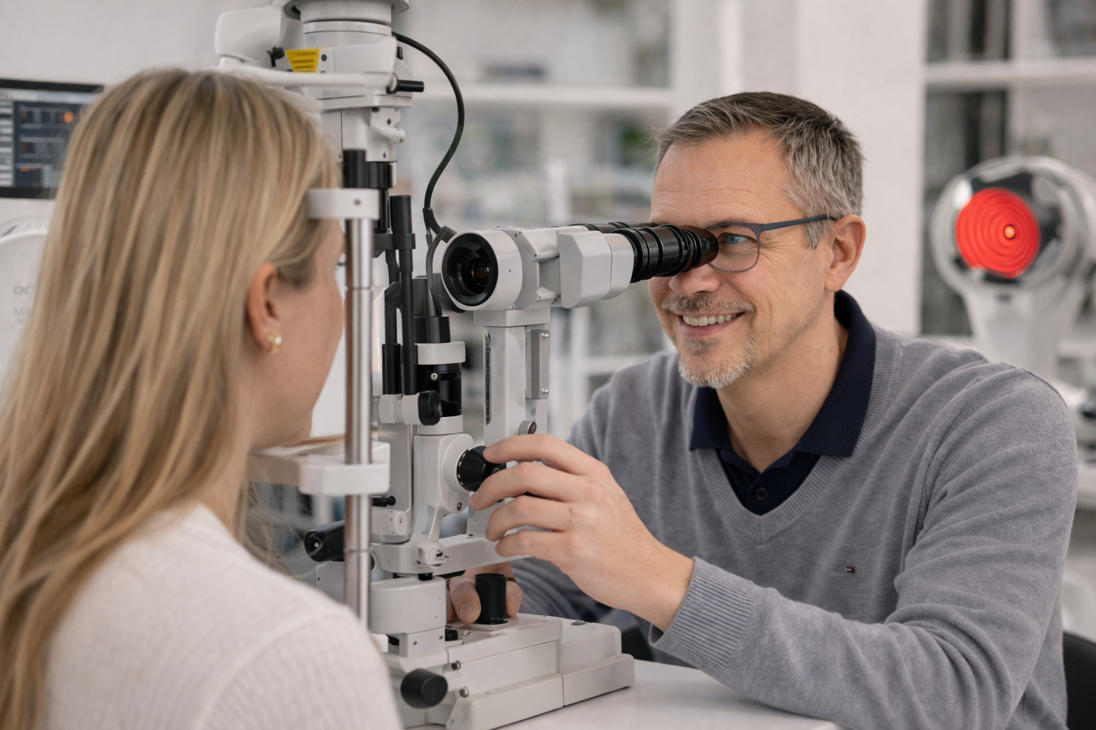 Vorsorgeaugencheck bei Optica Claudio