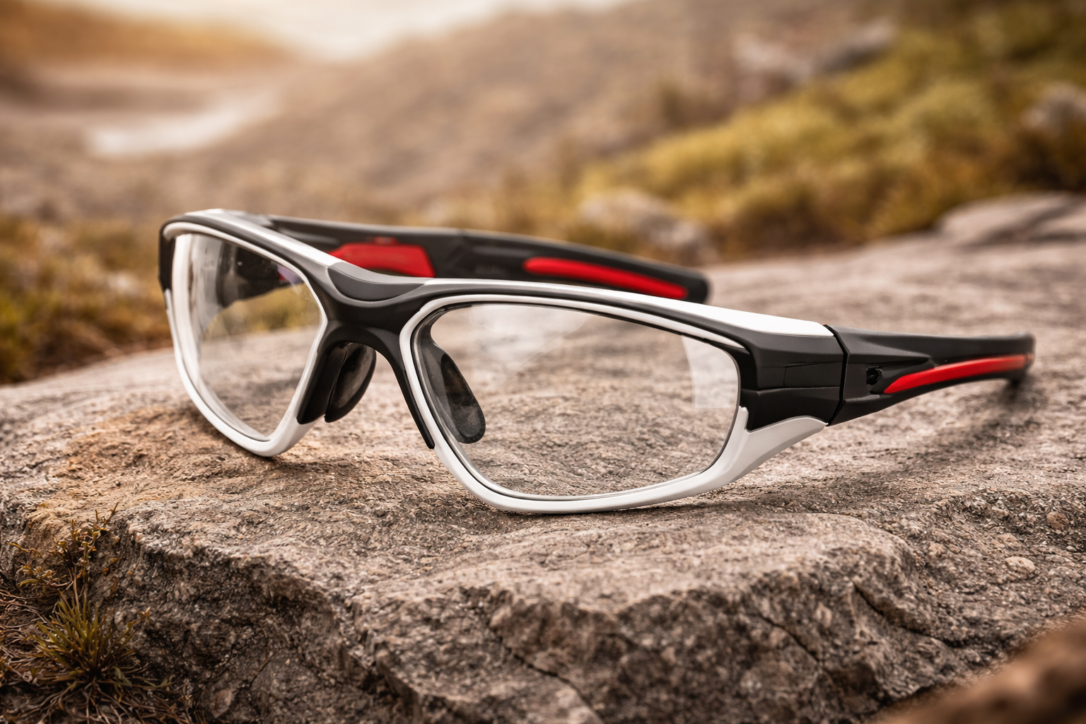 Direkt verglaste Sportbrille