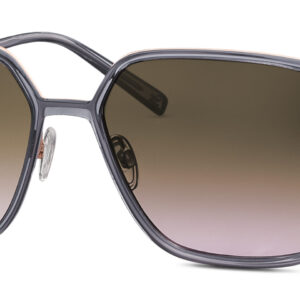 rauchgrau transparent / roségold shiny