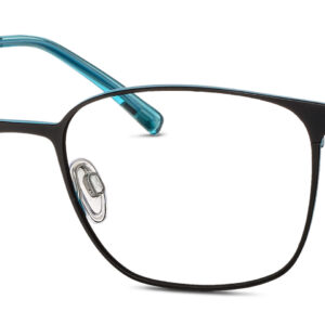 schwarz matt / blau