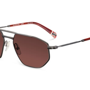 GUN METAL BORDEAUXROT